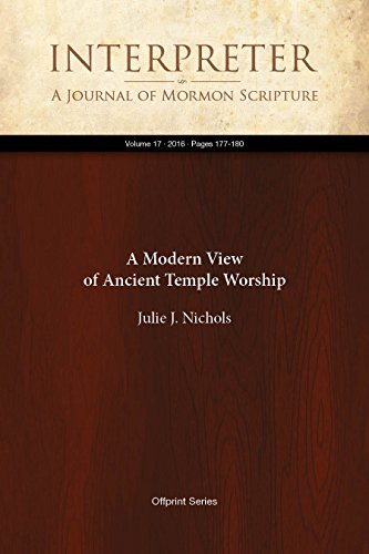 Cover of A Modern View of Ancient Temple Worship