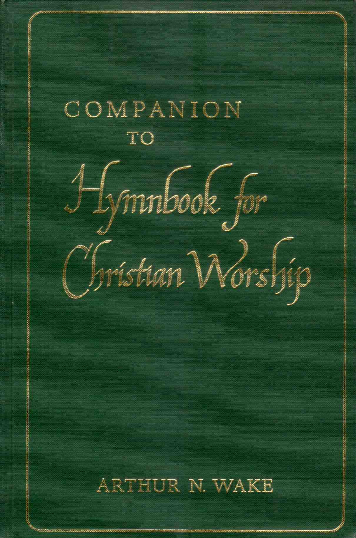 Cover of Companion to Hymnbook for Christian Worship