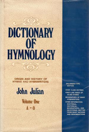 Cover of Dictionary of Hymnology Volume One