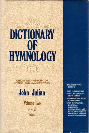 Cover of Dictionary of Hymnology Volume Two