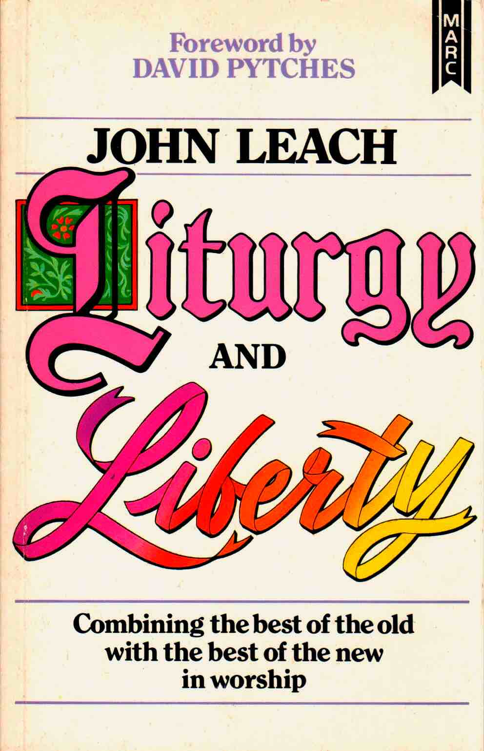 Cover of Liturgy And Liberty