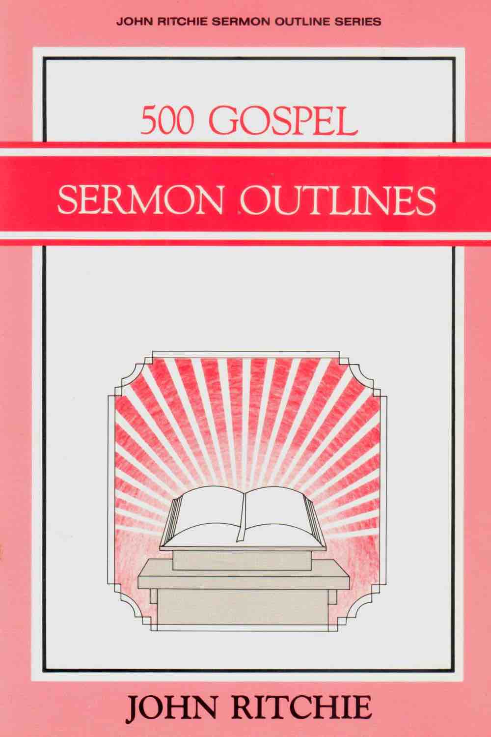 Cover of 500 Gospel Sermon Outlines