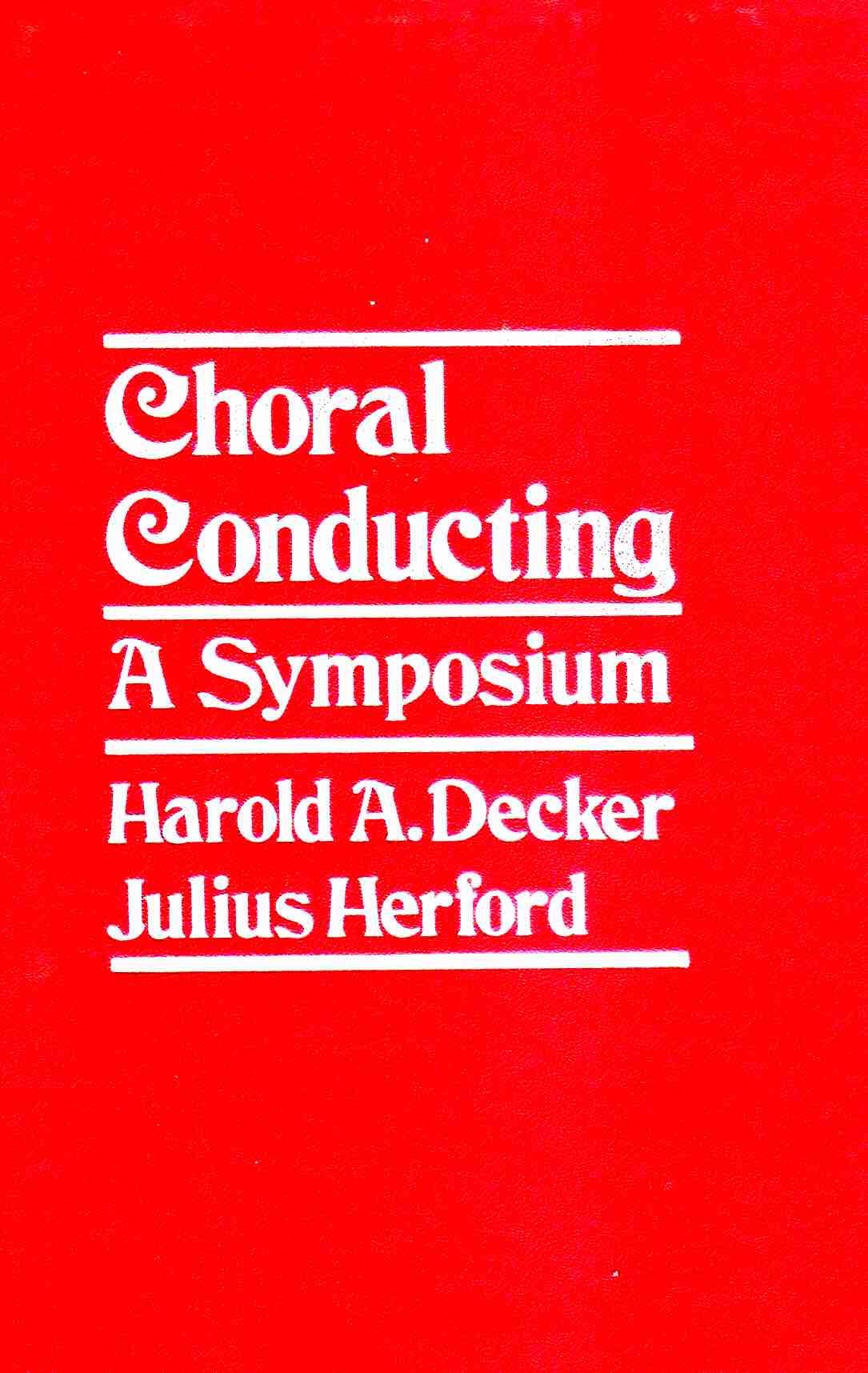 Cover of Choral Conducting