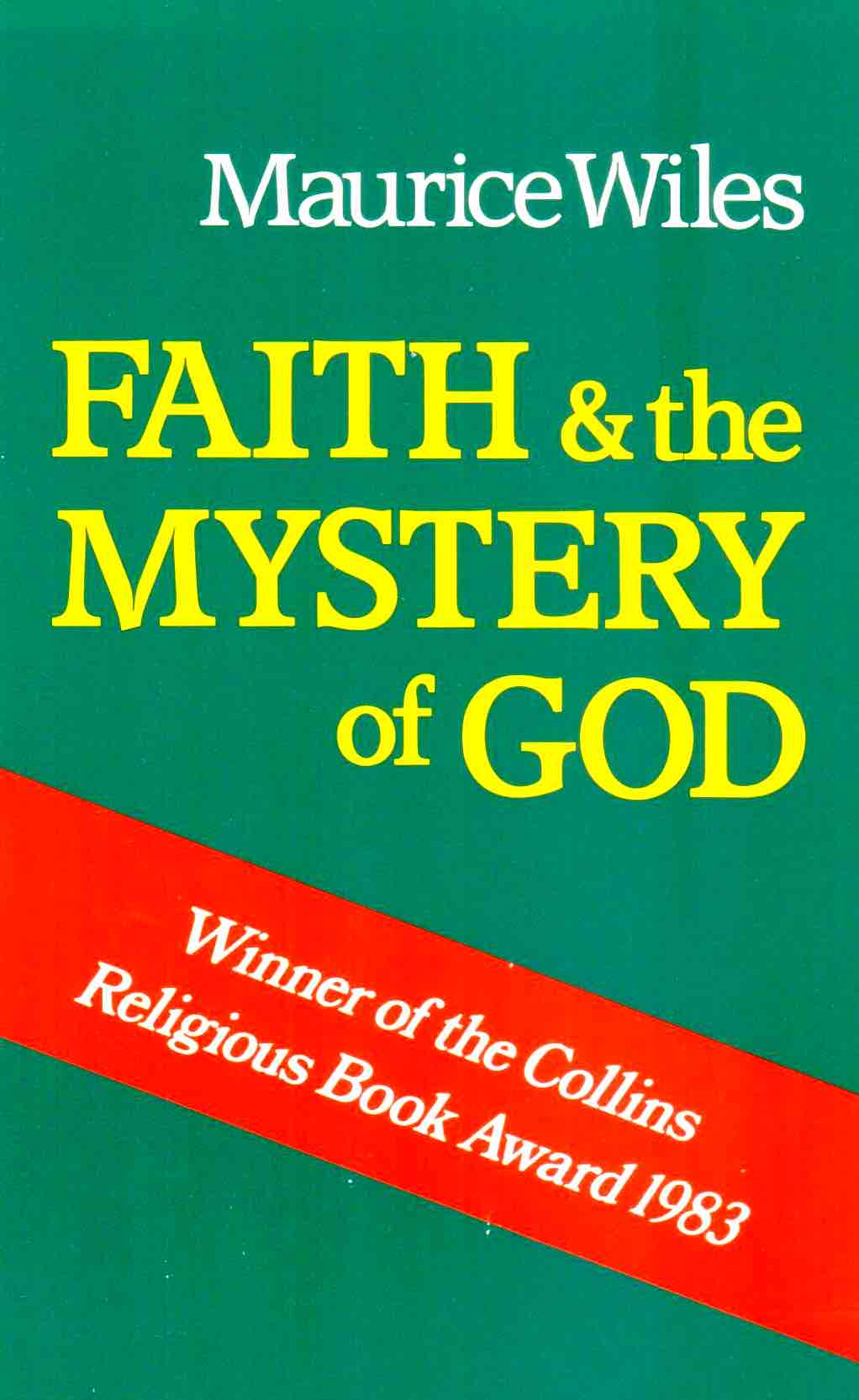 Cover of Faith & the Mystery of God