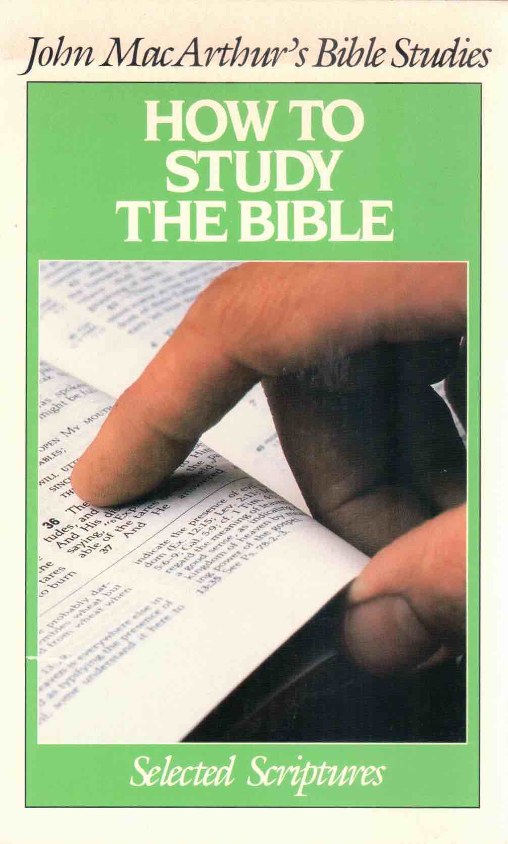 Cover of How To Study The Bible