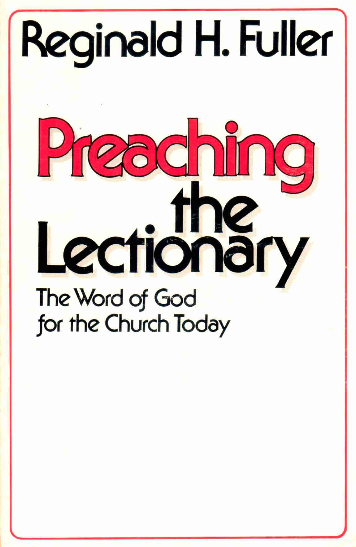 Cover of Preaching the Lectionary