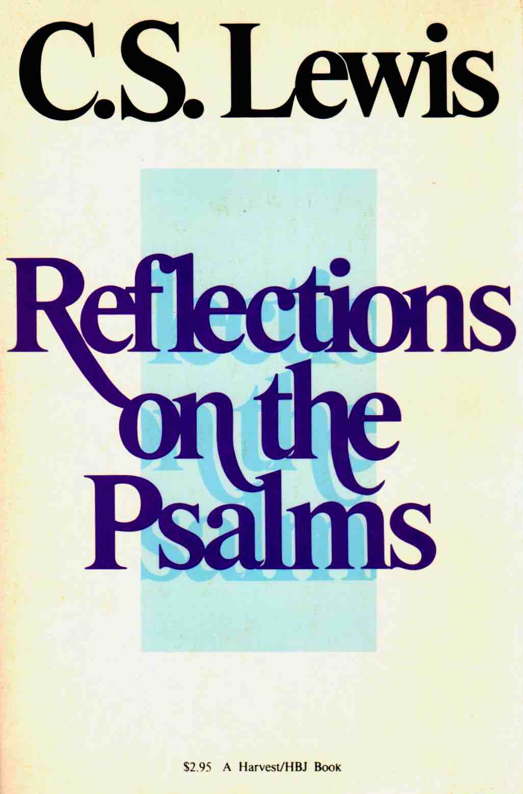 Cover of Reflections on the Psalms