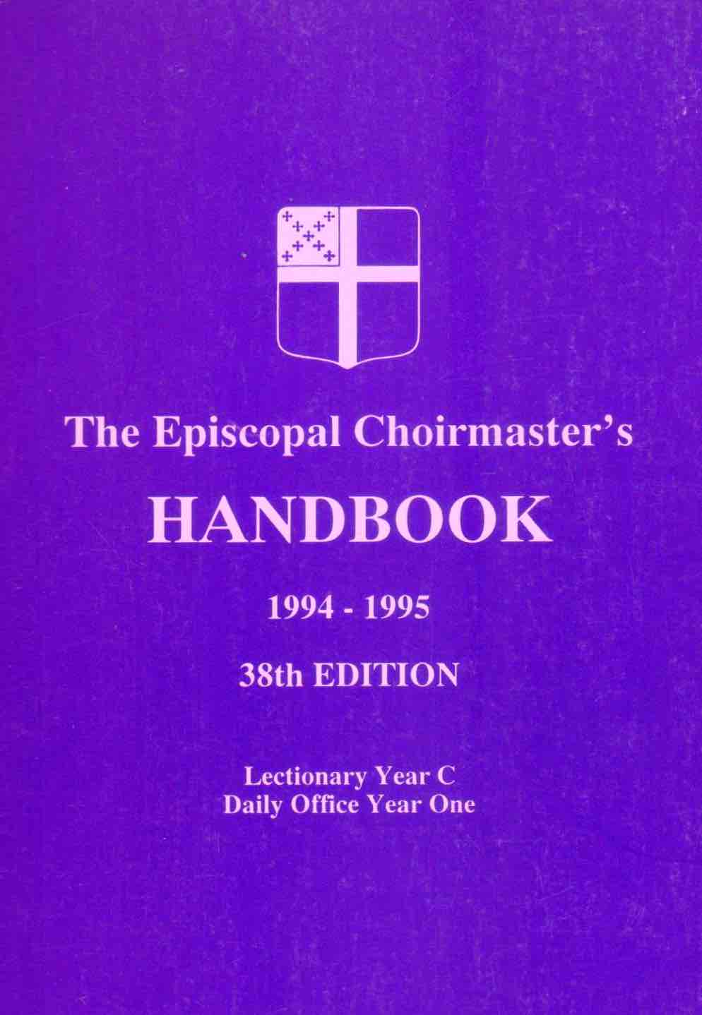 Cover of The Episcopal Choirmaster's Handbook