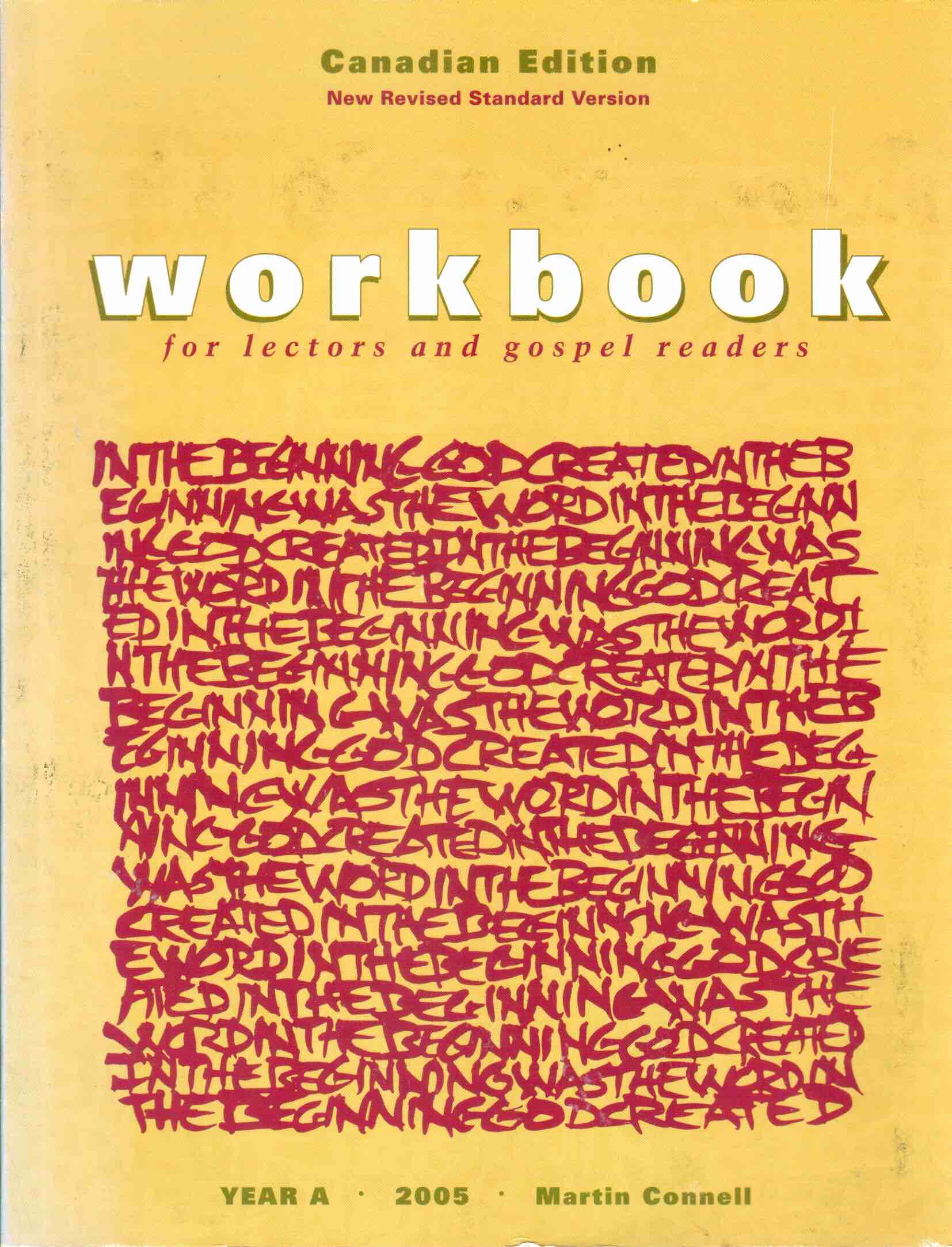 Cover of Workbook for Lectors and Gospel readers