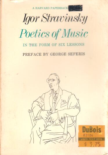 Cover of Poetics of Music