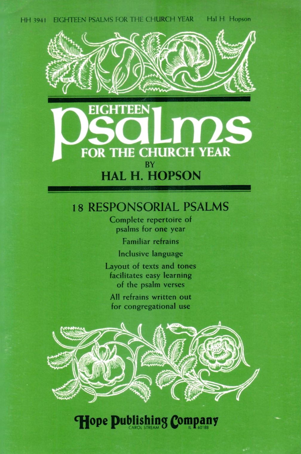Eighteen Psalms for the Church Year