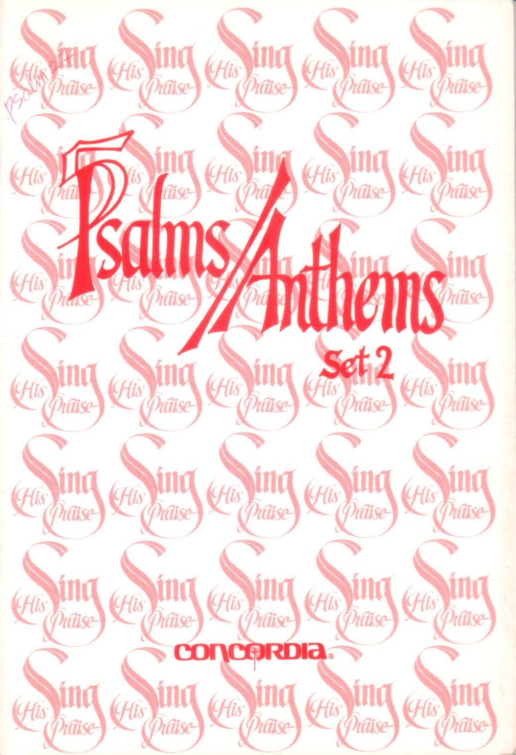Psalms/Anthems Set 2