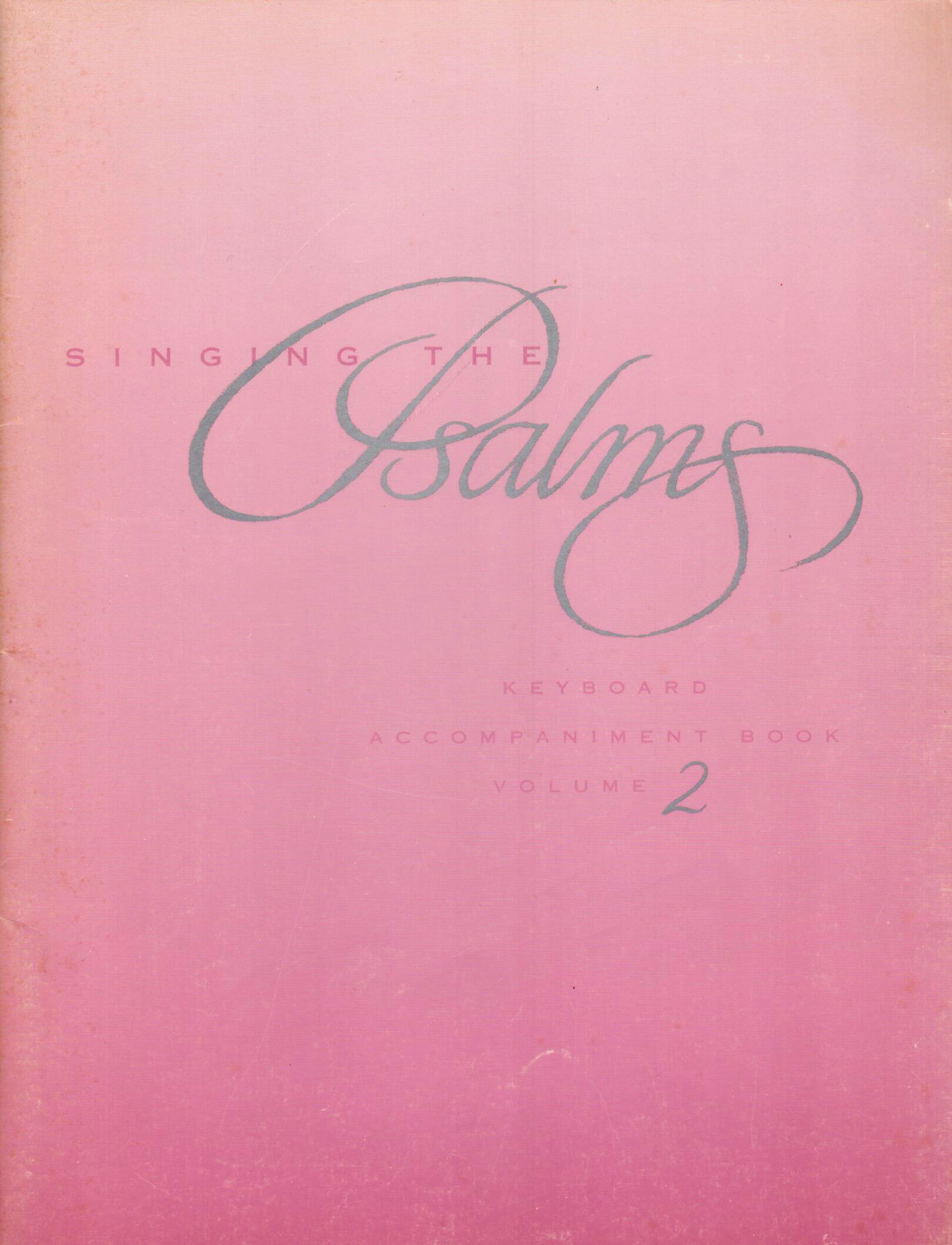 Cover of Singing the Psalms